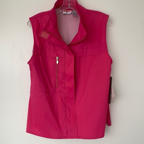 Alia Sport Hot Pink Zip Vest - Picture 2 of 7